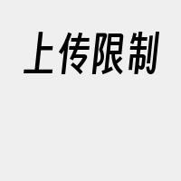 上传限制