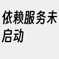 依赖服务未启动