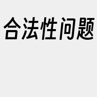 合法性问题