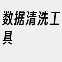 数据清洗工具