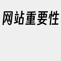 网站重要性