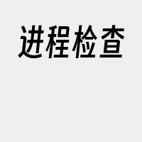 进程检查
