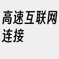 高速互联网连接
