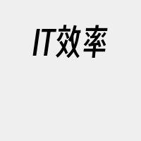 IT效率
