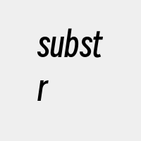 substr