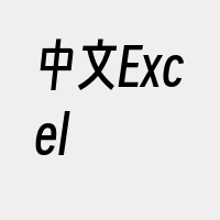 中文Excel