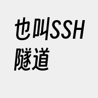 也叫SSH隧道