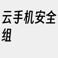 云手机安全组