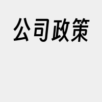 公司政策