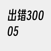 出错30005