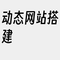 动态网站搭建
