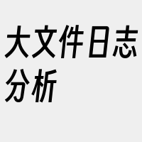 大文件日志分析