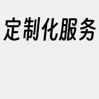 定制化服务