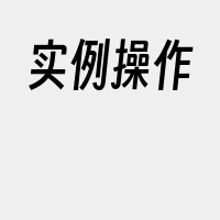 实例操作