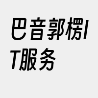 巴音郭楞IT服务