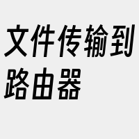 文件传输到路由器