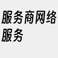 服务商网络服务