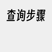 查询步骤