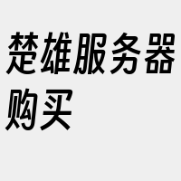 楚雄服务器购买