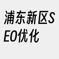 浦东新区SEO优化