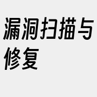 漏洞扫描与修复