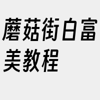 蘑菇街白富美教程