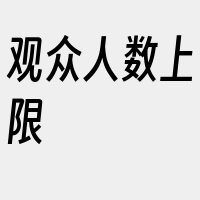 观众人数上限