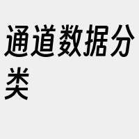 通道数据分类