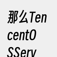 那么TencentOSServer会是一