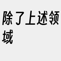除了上述领域