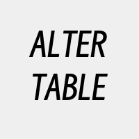 ALTERTABLE