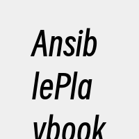 AnsiblePlaybook配置
