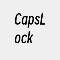 CapsLock