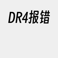 DR4报错