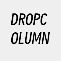 DROPCOLUMN