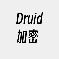 Druid加密