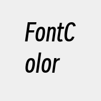 FontColor