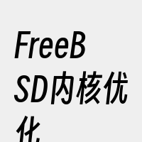 FreeBSD内核优化