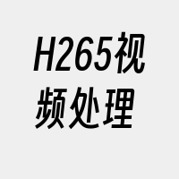 H265视频处理