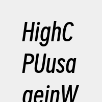 HighCPUusageinWindow