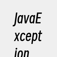 JavaException