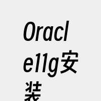 Oracle11g安装