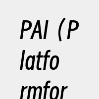 PAI（PlatformforArtif