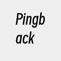 Pingback