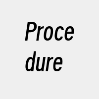 Procedure&amp039