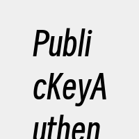 PublicKeyAuthenticat