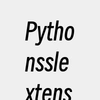 Pythonsslextension