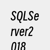 SQLServer2018