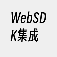 WebSDK集成