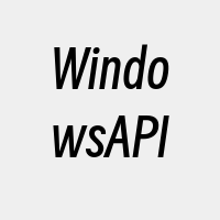 WindowsAPI